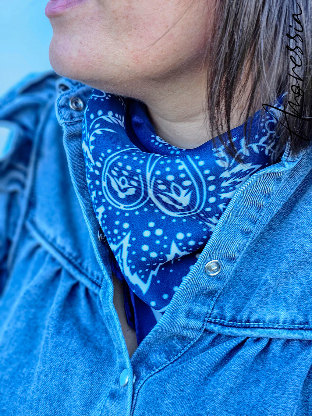 Foulard Carré 70*70 — Foulard Carré Soie Femme autre vue