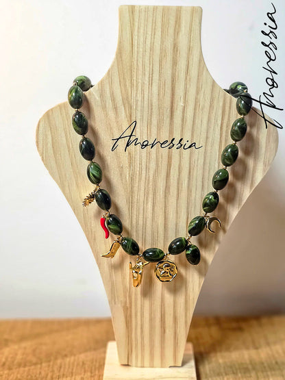 Collier charms cowboy