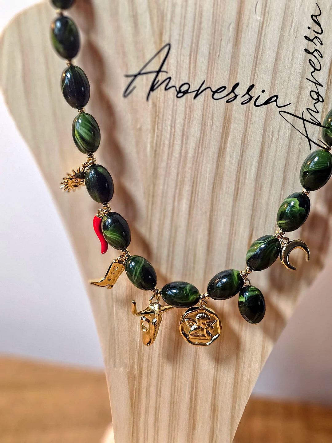 Collier charms cowboy