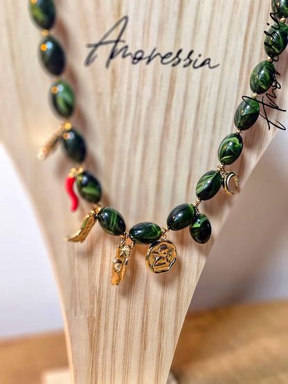 Collier charms cowboy