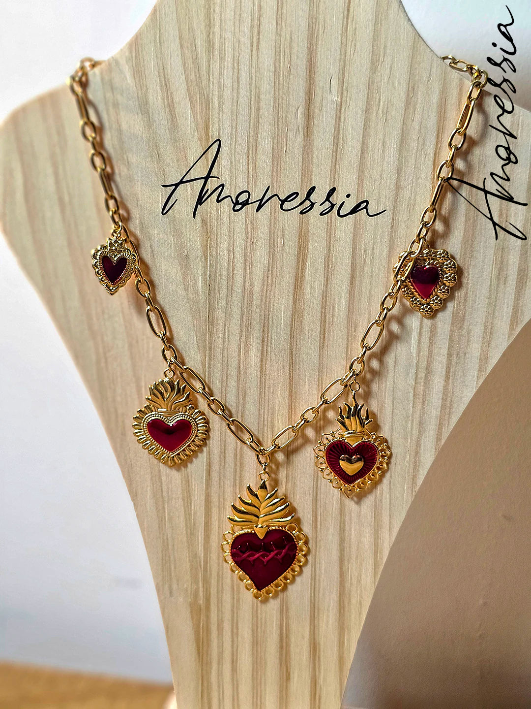 Collier Ex-Voto rouge