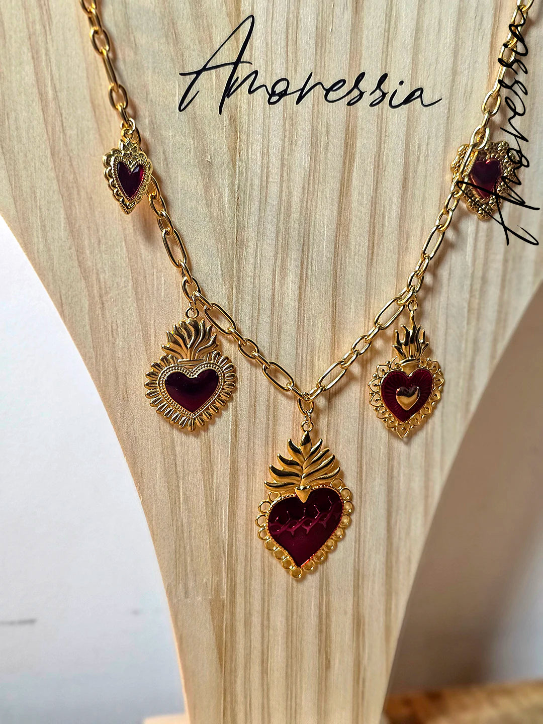 Collier Ex-Voto rouge