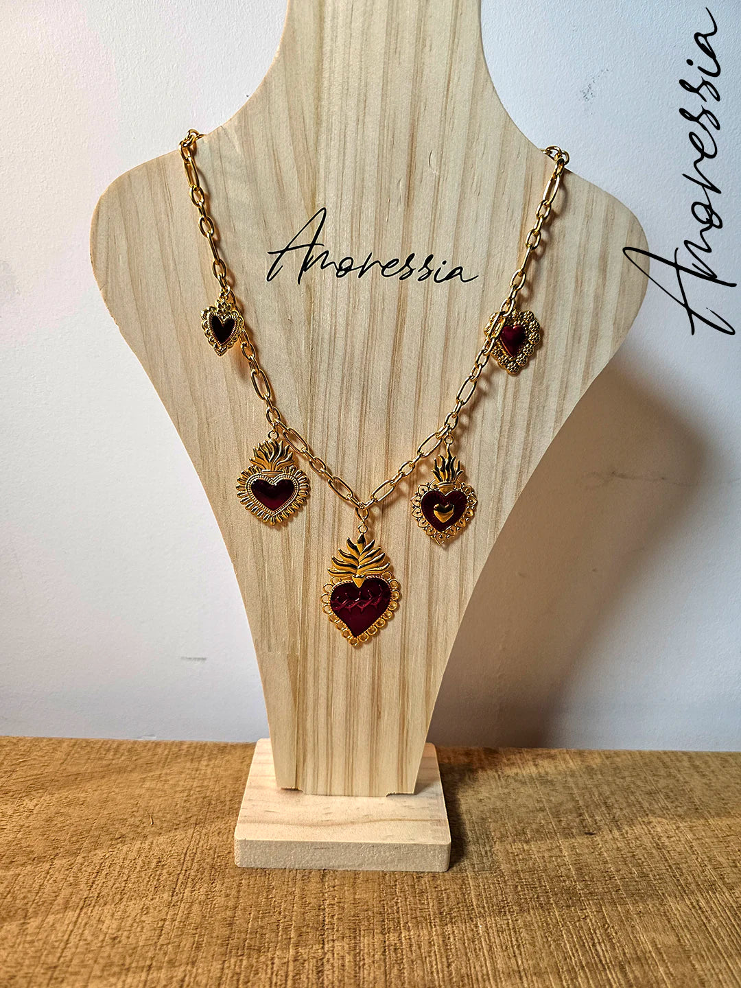 Collier Ex-Voto rouge