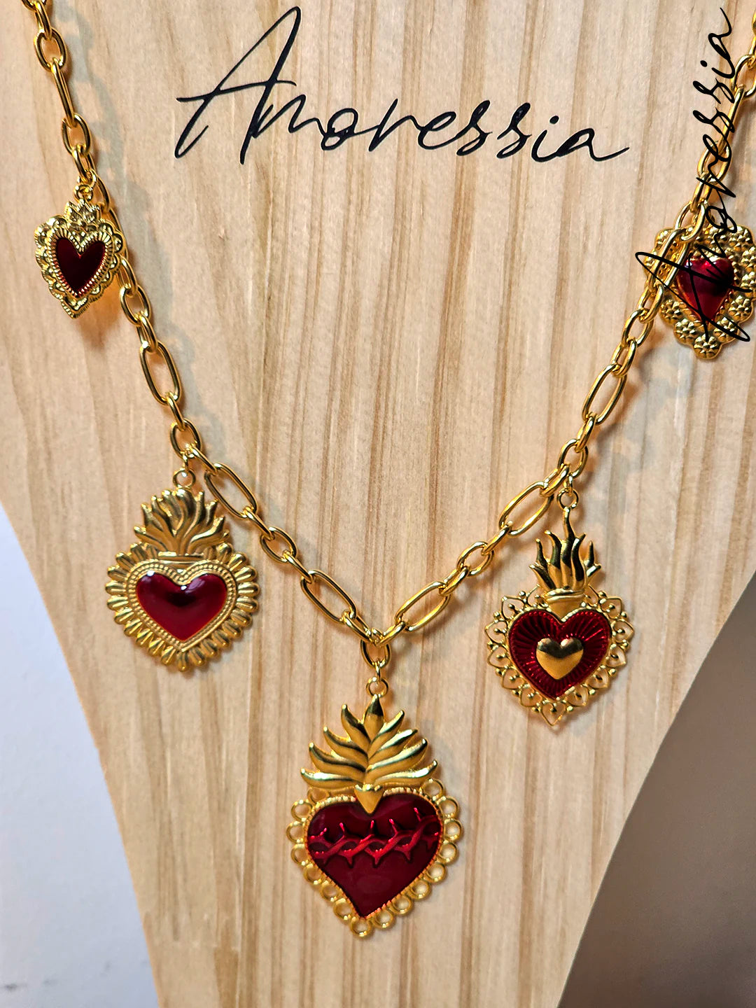 Collier Ex-Voto rouge