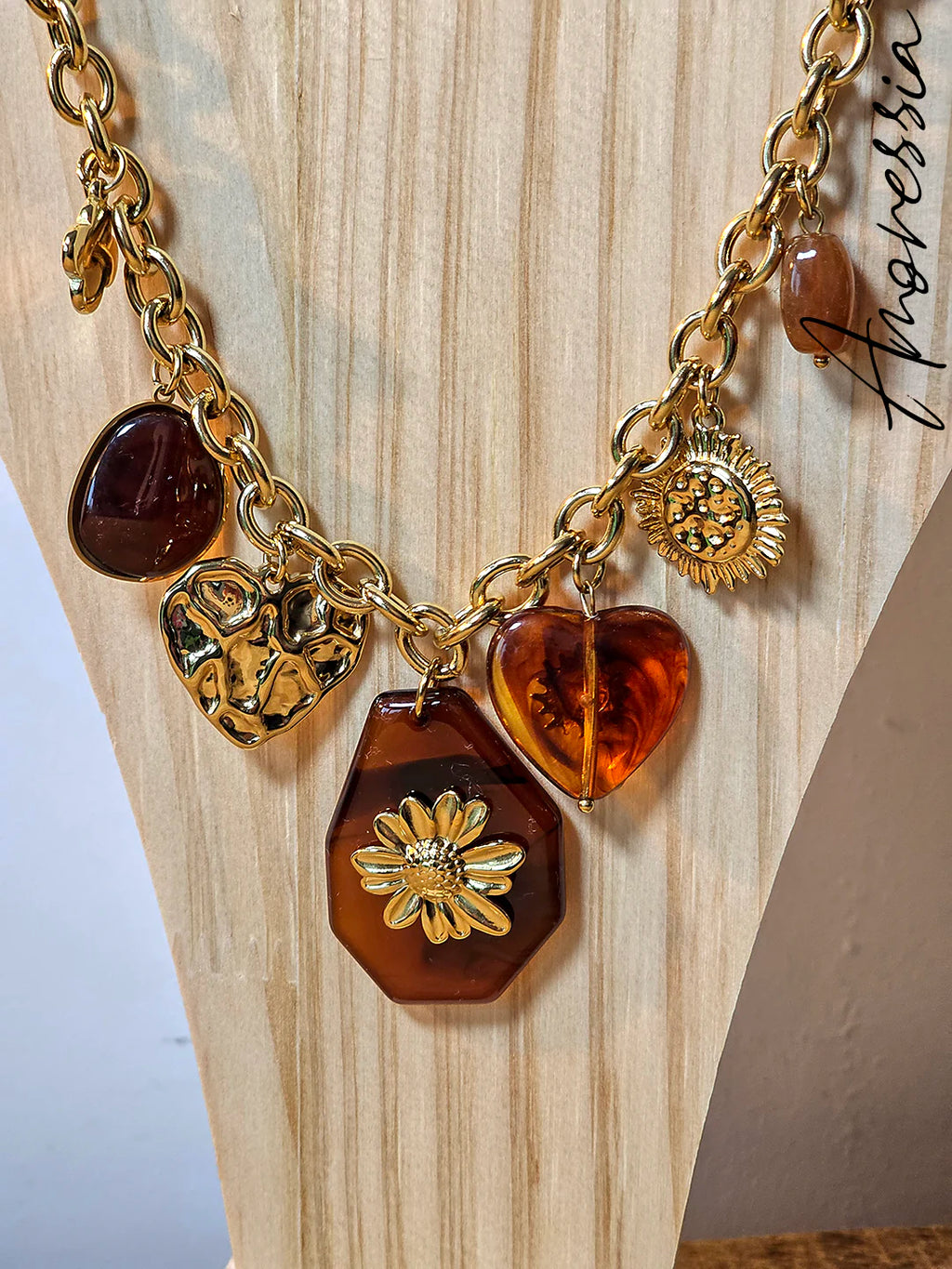 Collier Fin Doré — Collier Fin Doré Chaîne Femme vue détail
