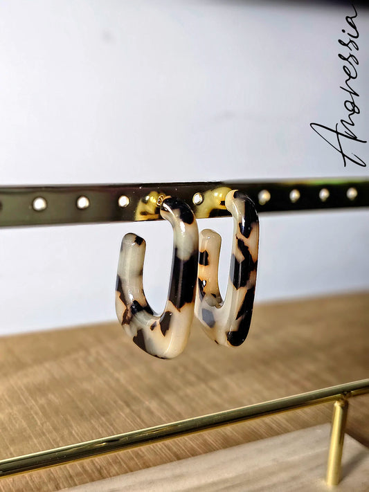 Boucles d'oreilles Léopard