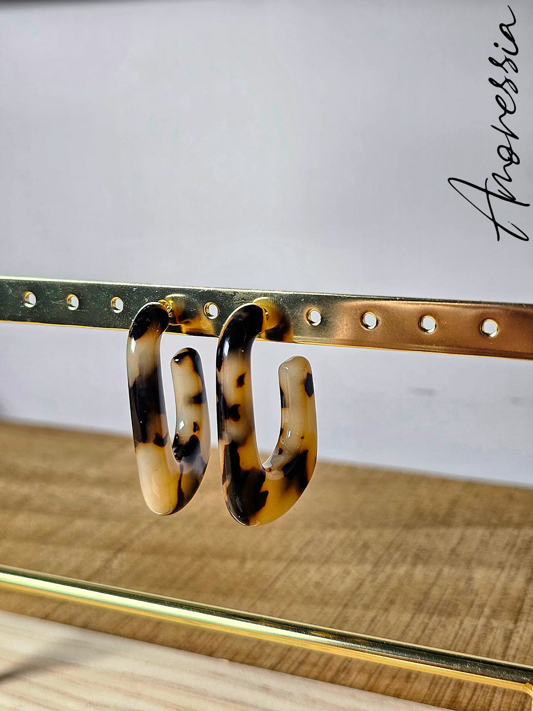 Boucles d'oreilles Léopard