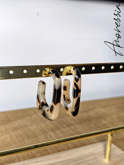 Boucles d'oreilles Léopard