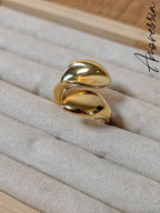 Bague Dorée Mia — Bague Dorée Ajustable Femme