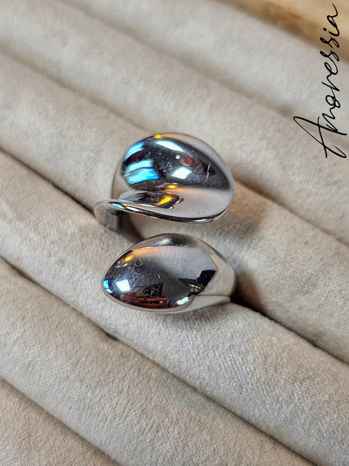 Bague Argentée Mia — Bague Argentée Ajustable Femme