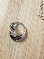 Bague Argentée Mia — Bague Argentée Ajustable Femme autre vue