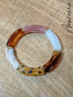 Bracelet Élastique Camel — Bracelet Perles Camel Femme vue détail