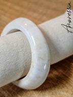 Bracelet Résine Blanc — Bracelet Résine Blanche Femme