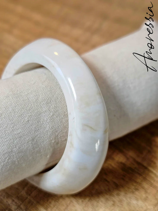 Bracelet résine blanc