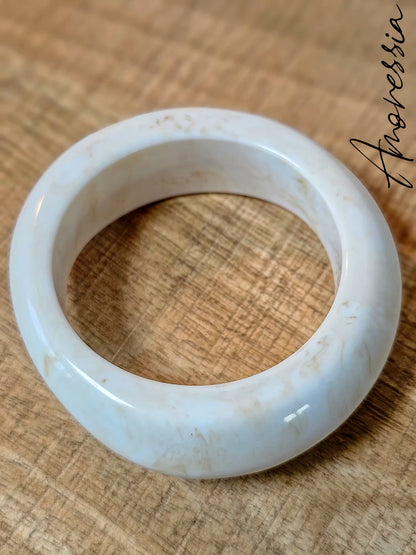 Bracelet Résine Blanc — Bracelet Résine Blanche Femme autre vue