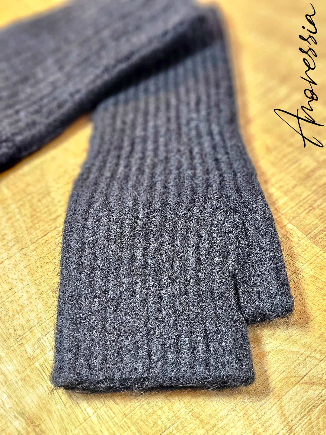 Gant Mitaine — Mitaines Doublées Femme Hiver photo portées