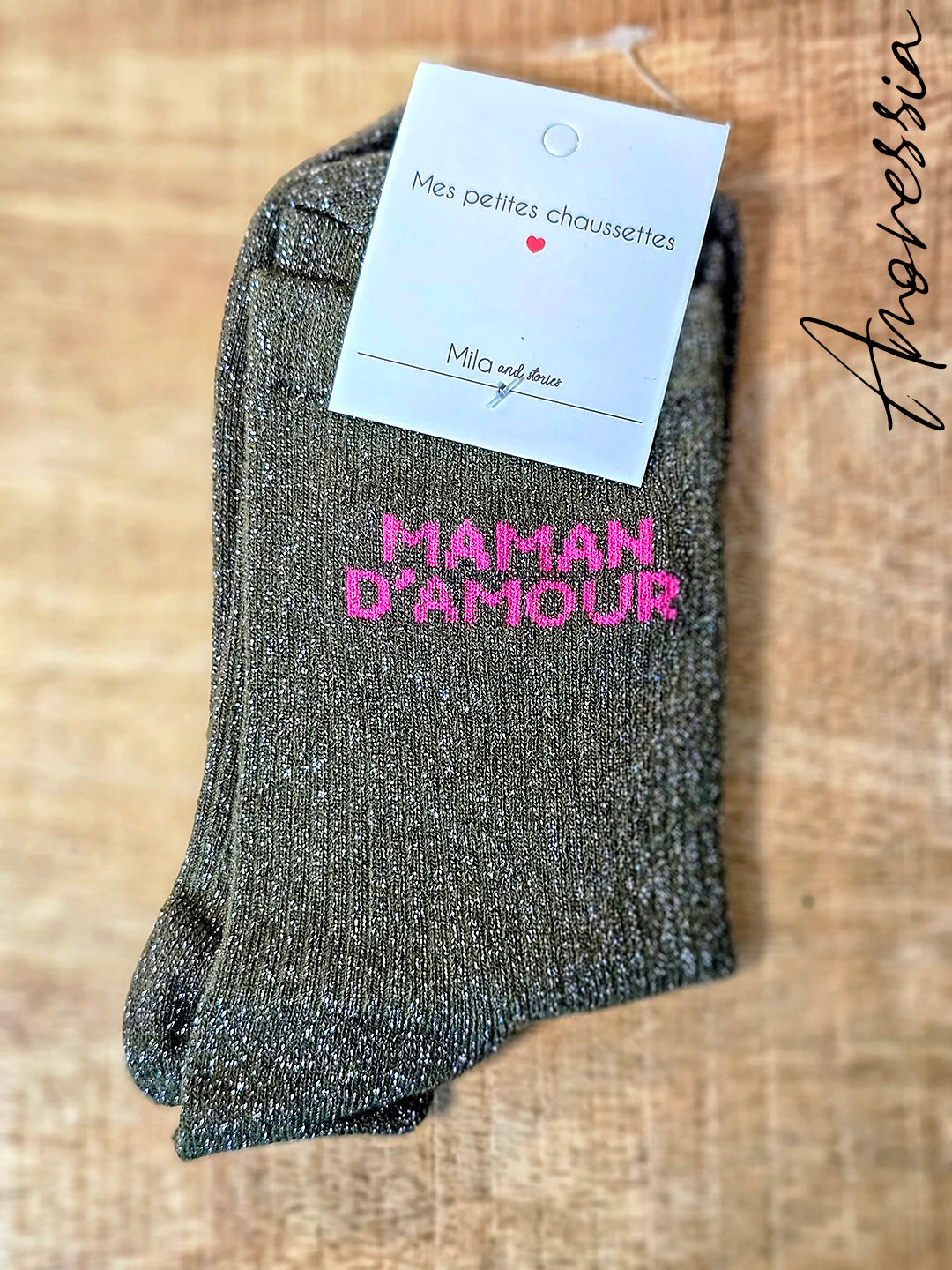 Chaussettes à paillettes – Maman d'amour