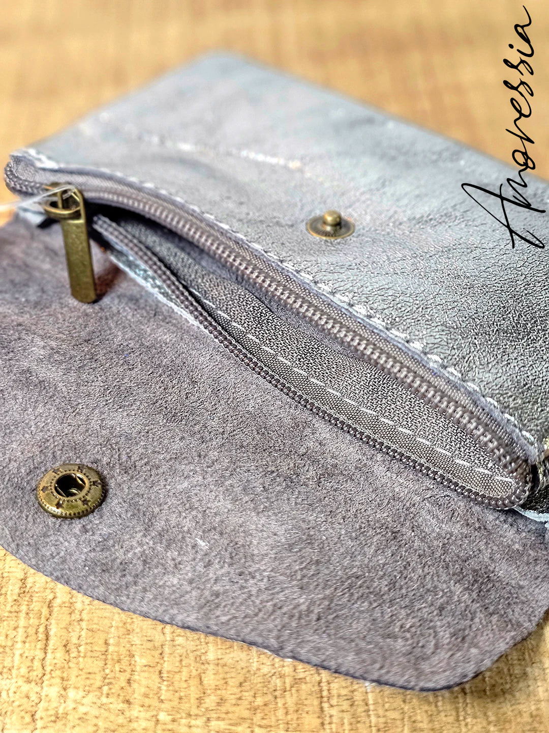 Porte monnaie argenté