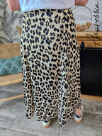 Jupe Longue Léopard — Jupe Maxi Fluide Viscose Imprimé Léopard Femme autre vue