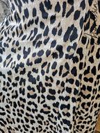 Jupe Longue Léopard — Jupe Maxi Fluide Viscose Imprimé Léopard Femme vue dos