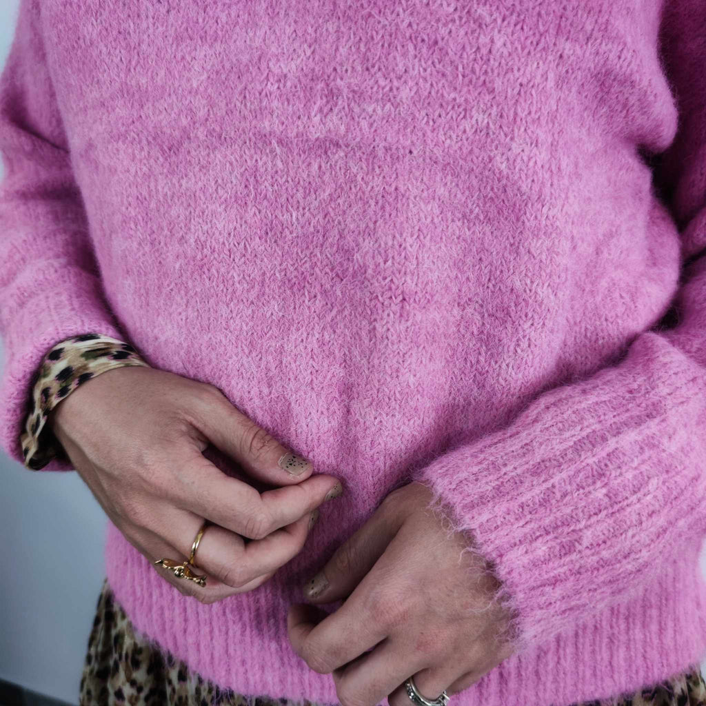 Pull Rosa — Pull Rose Femme photo portée